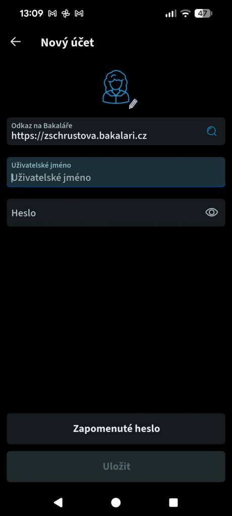 Bakaláři: změna odkazu Bakaláři: změna odkazu